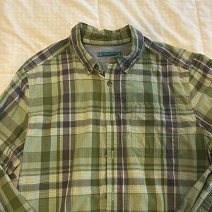 Men’s North Face button up casual shirt